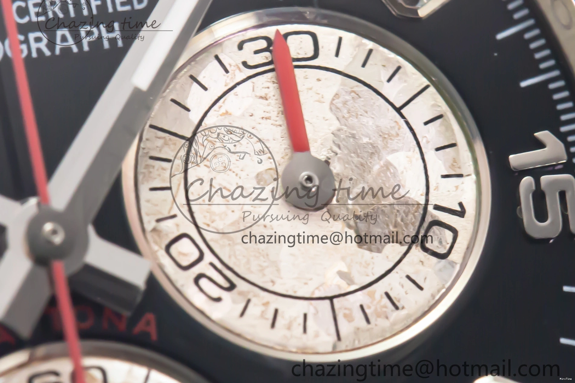 MiroTime 1226 Sleek Custom Daytona 116520 RBOW Rainbow Clean Best Edition Black Dial on SS Bracelet SA 1730